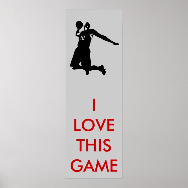 Panoramisk basketboll Poster (Framsidan)