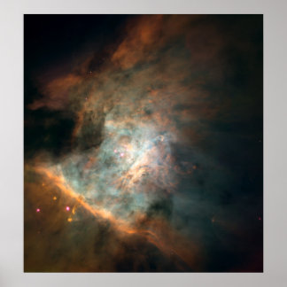 Panoramisk bild av centrum för Orion Nebula Poster