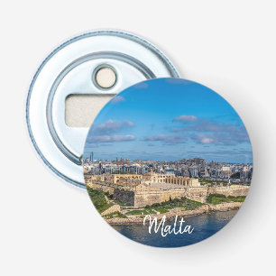 Panoramisk bild av Sliema på Malta Flasköppnare
