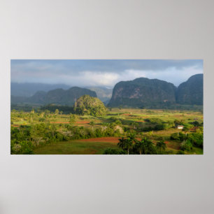 Panoramisk dalen, Kuba Poster