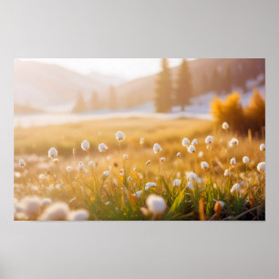 Panoramisk landskapets vattentäthetsomgivning poster