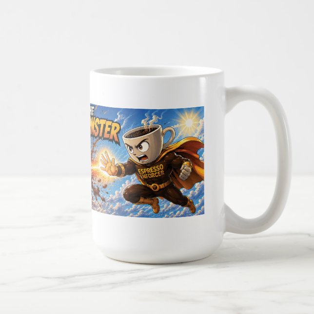 Panoramisk Måndagsmonster – Espressoexekutör Kaffemugg (Höger)