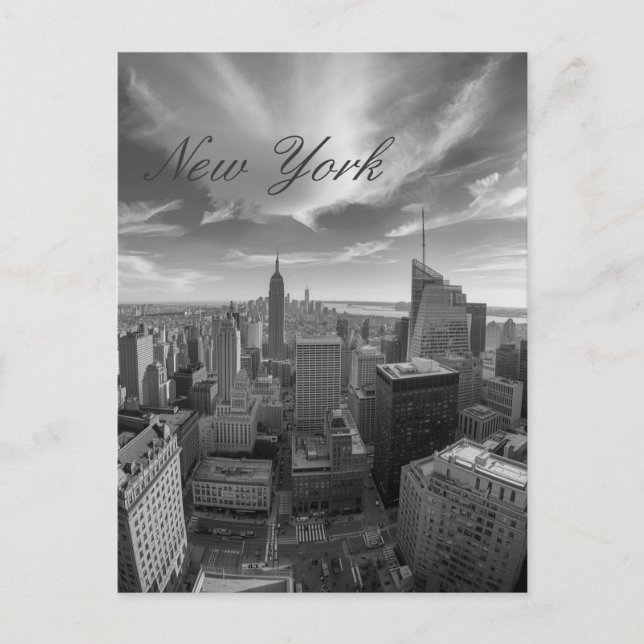 Panoramisk New York City-resa  Helg Vykort (Framsida)