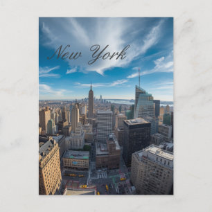 Panoramisk New York City Resa Vykort