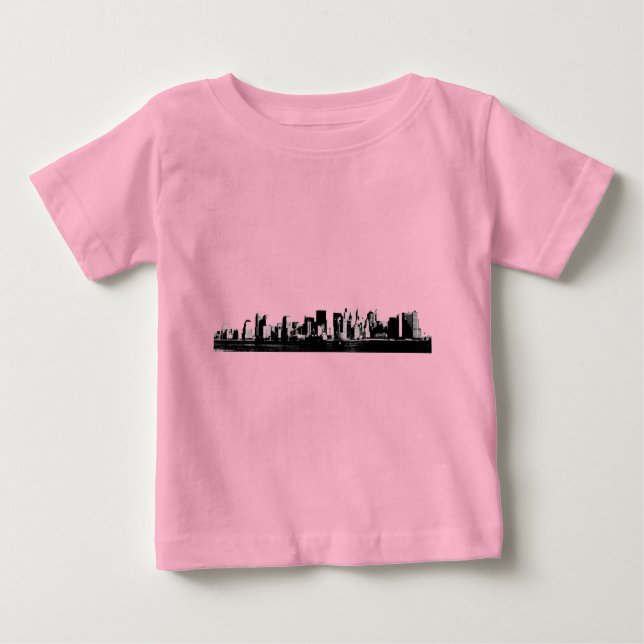 Panoramisk New York City T-shirt (Framsida)