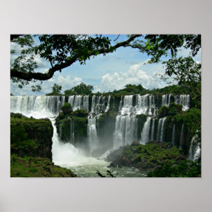 Panoramisk på Iguazu-vallarna Poster