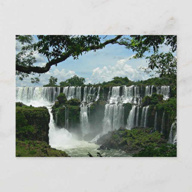 Panoramisk på Iguazu-vallarna Vykort (Framsida)