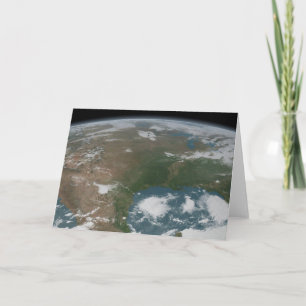 Panoramisk planetjord och USA. 2 Kort