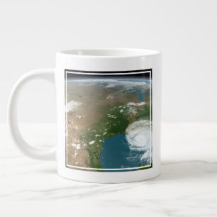 Panoramisk planetjord och USA. Jumbo Mugg
