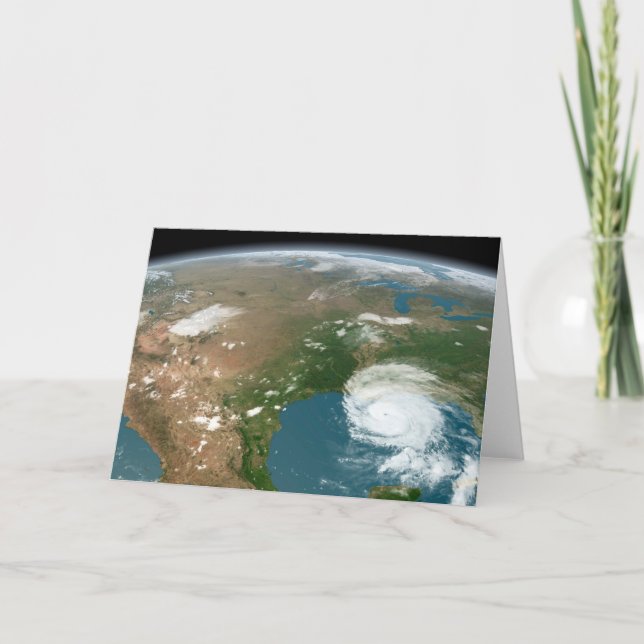 Panoramisk planetjord och USA. Kort (Framsida)