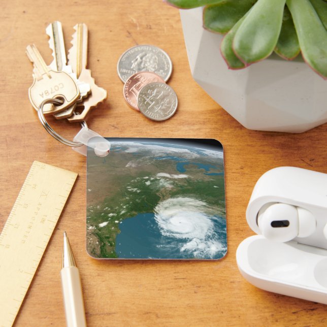 Panoramisk planetjord och USA. Nyckelring (Skrivbord)