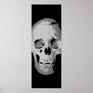 Panoramisk Poster - Svart och vit poppgrafik, Fa