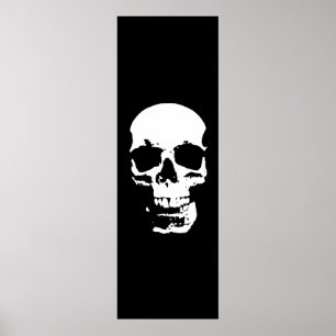 Panoramisk Poster - Svart och vitt poppgrafik