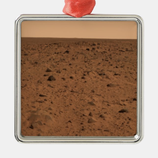 Panoramisk syn på Bonneville Crater Julgransprydnad Metall (Framsidan)