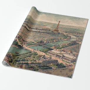 Panoramisk syn på den allmänna utställningen i Par Presentpapper