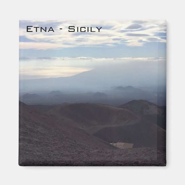Panoramisk syn på Etna Magnet (Framsidan)