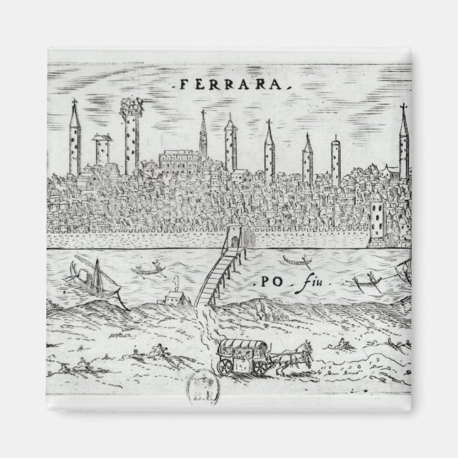 Panoramisk syn på Ferrara Magnet (Framsidan)