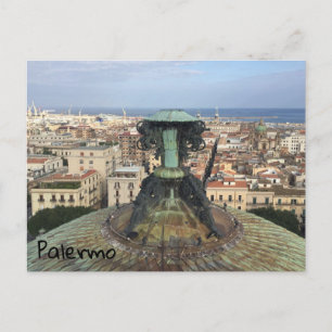 Panoramisk syn på Palermo Vykort