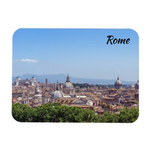 Panoramisk syn på Rom från Castel Sant'Angelo Magnet