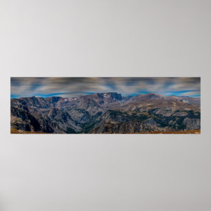 Panoramisk utskrift av fästanordningar poster