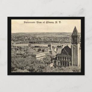 Panoramisk vy, Albany 1910-Vintagen Vykort