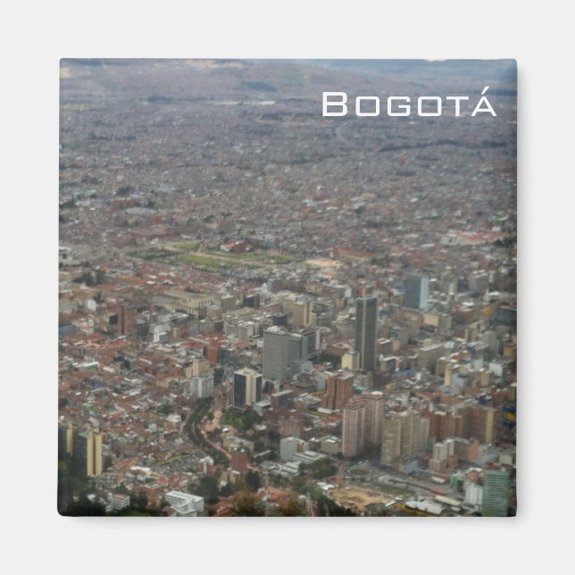 Panoramisk vy av Bogota Magnet (Framsidan)