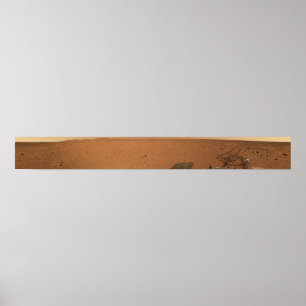 Panoramisk vy av Mars 10 Poster