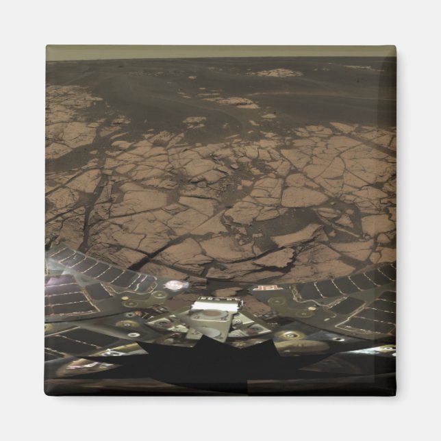 Panoramisk vy av Mars 3 Magnet (Framsidan)