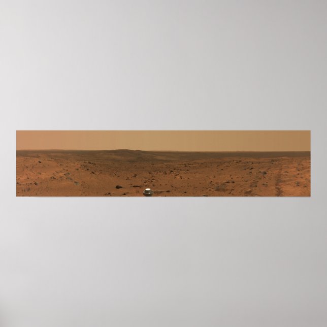 Panoramisk vy av Mars 4 Poster (Framsidan)