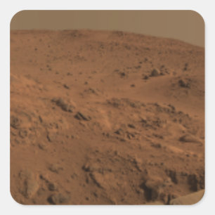 Panoramisk vy av Mars 7 Fyrkantigt Klistermärke