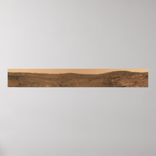 Panoramisk vy av Mars 8 Poster