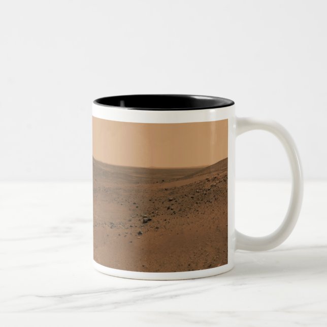 Panoramisk vy av Mars 8 Två-Tonad Mugg (Höger)