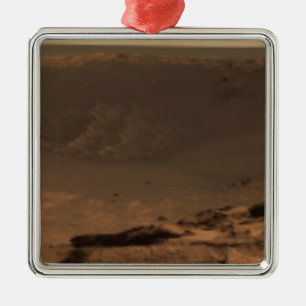 Panoramisk vy av Mars 9 Julgransprydnad Metall