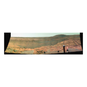 Panoramisk vy av Mars Fototryck