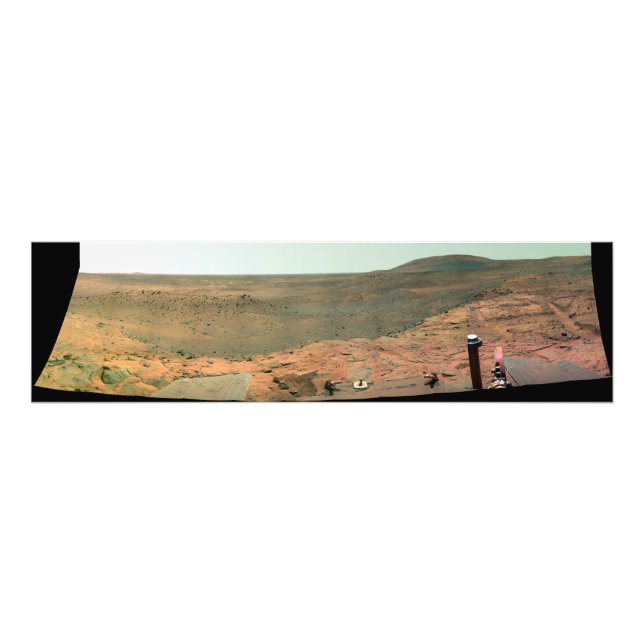 Panoramisk vy av Mars Fototryck (Framsidan)