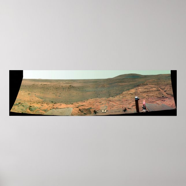 Panoramisk vy av Mars Poster (Framsidan)