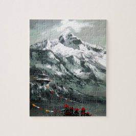 Panoramisk vy av varje baskamera pussel