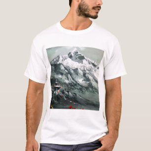 Panoramisk vy av varje baskamera t-shirt