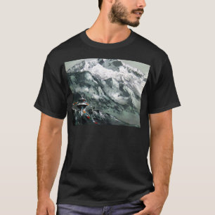 Panoramisk vy av varje baskamera t shirt