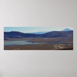 Panoramiska bergsområden - fotografi poster