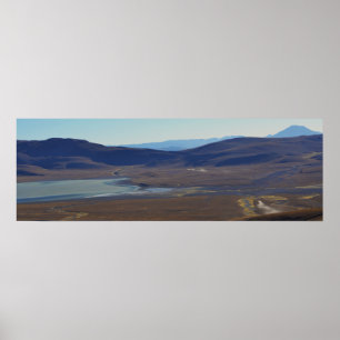 Panoramiska bergsområden - fotografi poster