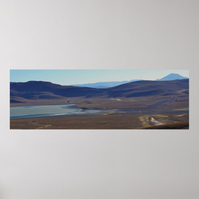 Panoramiska bergsområden - fotografi poster (Framsidan)