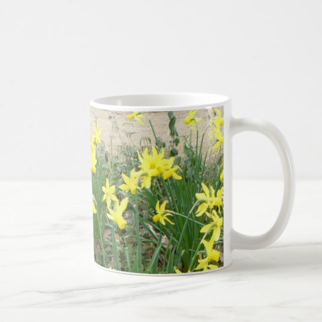 Panoramiska Daffodil Flowers Mugg (Höger)