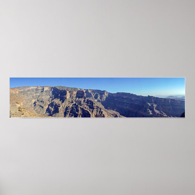 Panoramiska Jebel Shams - Sultanat of Oman Poster (Framsidan)