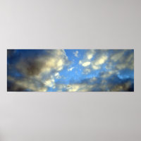 Panoramiska stormmoln Skriv ut Poster