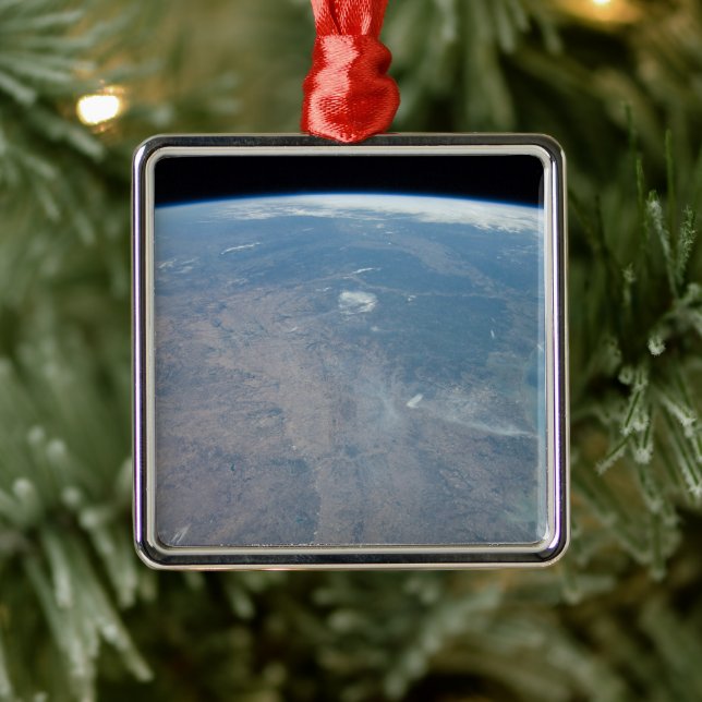 Panoramiska Texas och Mexikanska Bukt Julgransprydnad Metall (Träd)