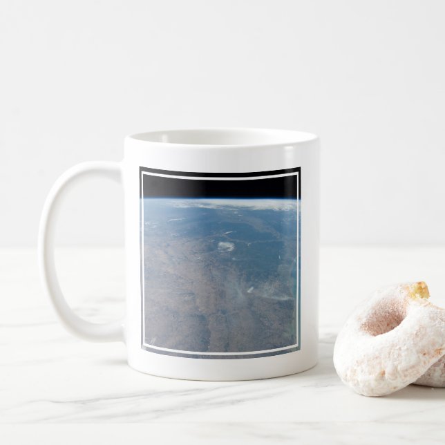 Panoramiska Texas och Mexikanska Bukt Kaffemugg (Med munk)