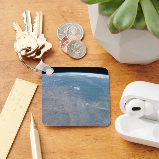 Panoramiska Texas och Mexikanska Bukt Nyckelring (Skrivbord)