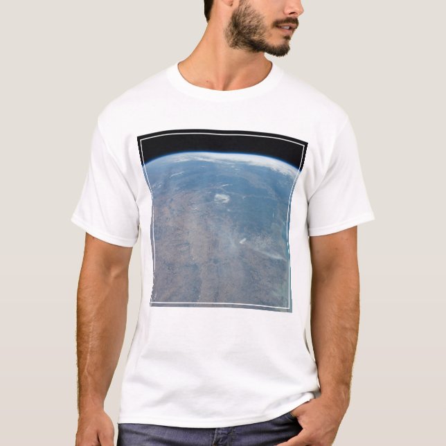 Panoramiska Texas och Mexikanska Bukt T Shirt (Framsida)