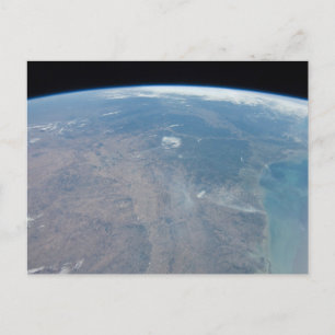 Panoramiska Texas och Mexikanska Bukt Vykort